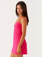 Vander Mini Dress - Fuchsia