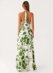 Ember Valley Maxi Dress - Verdant Bloom