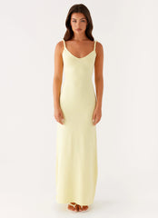 Anastasia Maxi Dress - Yellow