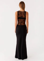 Imperial Maxi Dress - Black
