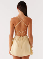 Zuma Mini Dress - Yellow