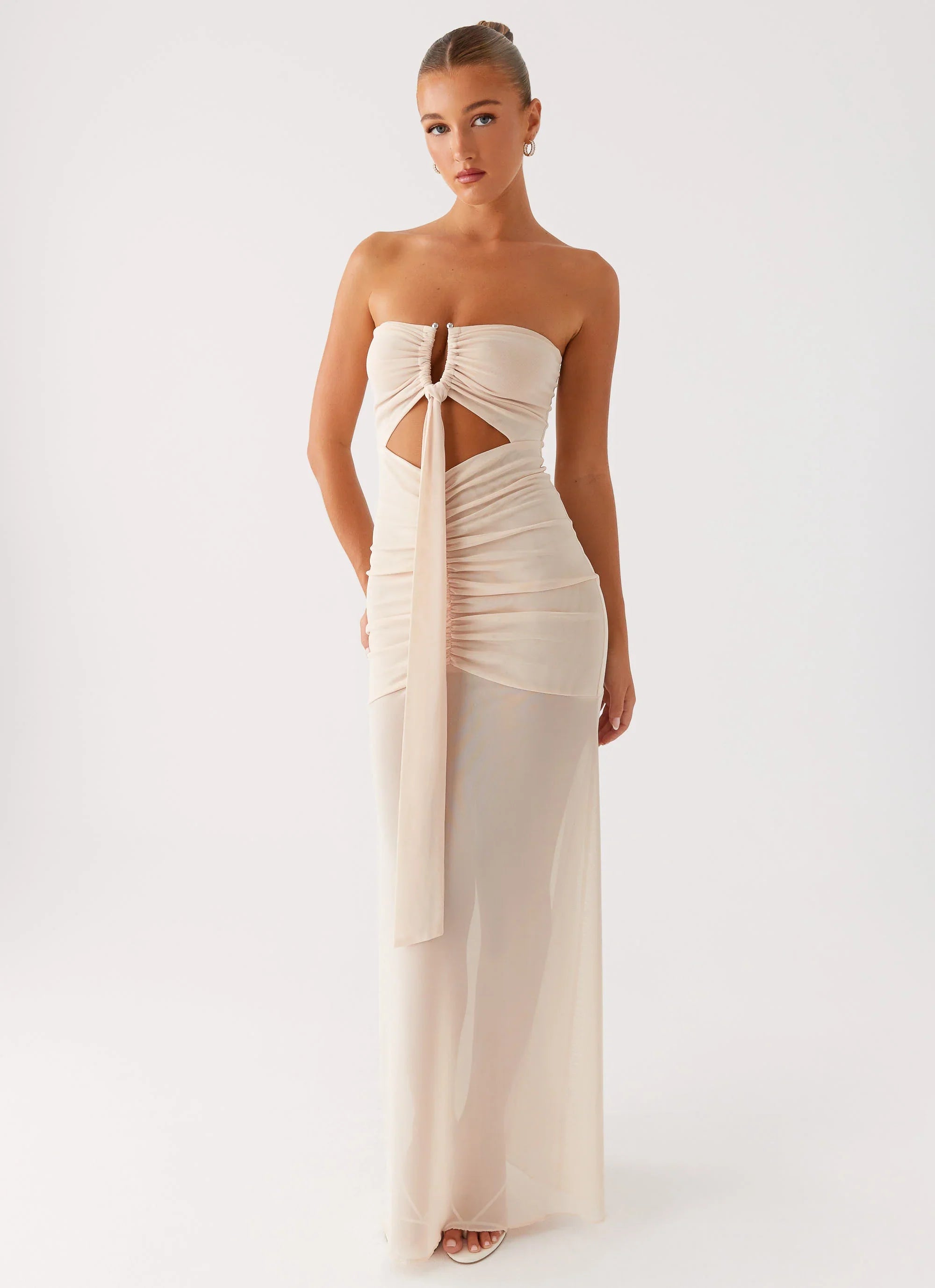 Lovie Maxi Dress - Beige