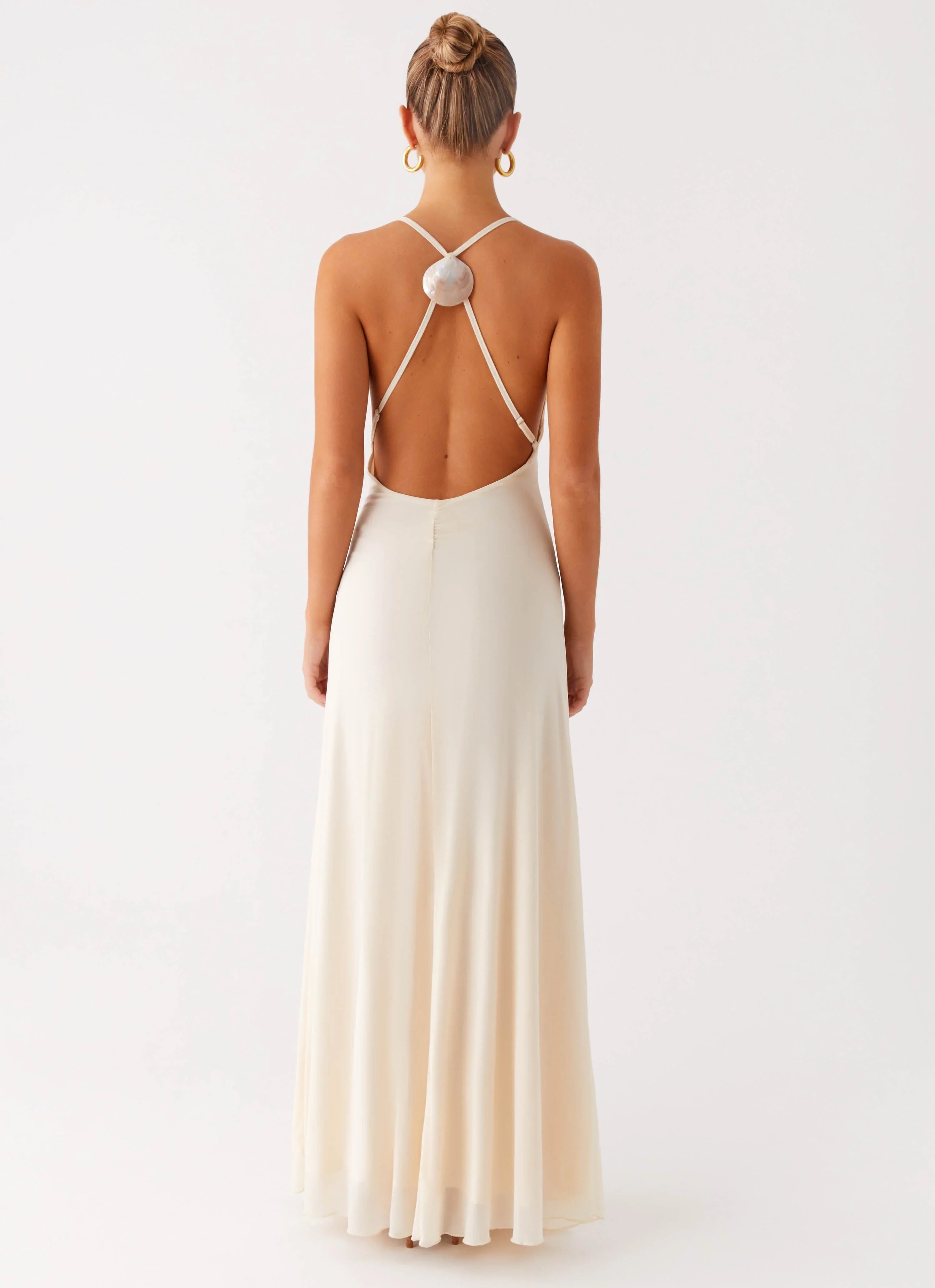 Dahliana Maxi Dress - Off White