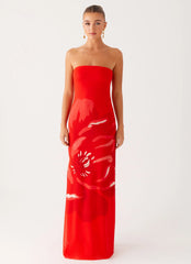 Fabian Maxi Dress - Red