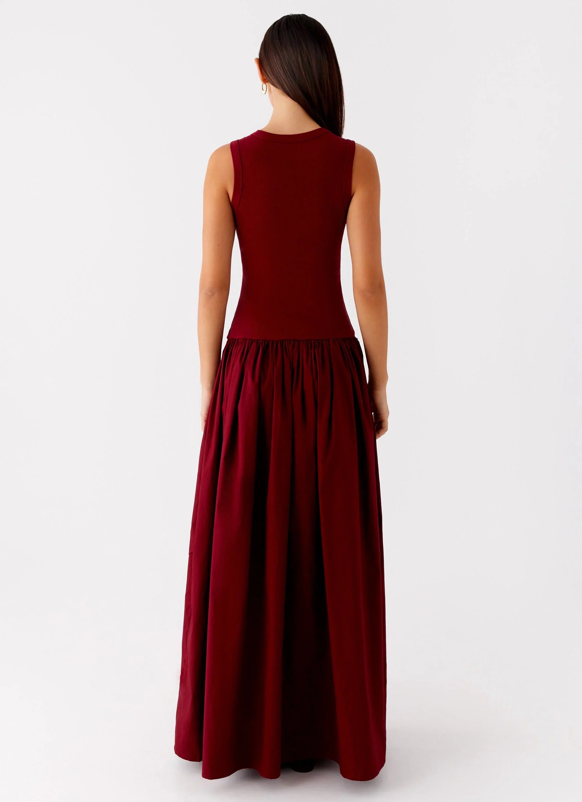 Shivani Maxi Dress - Maroon