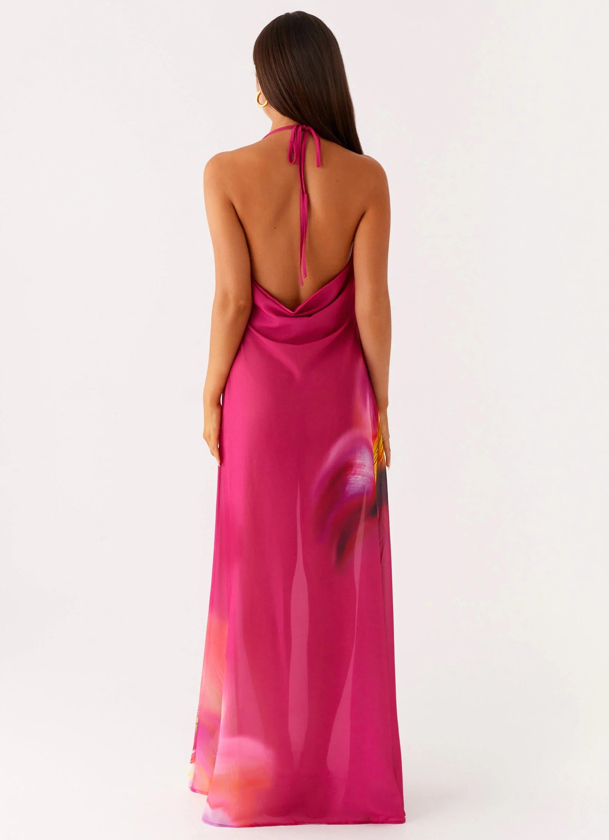 Fantasy Maxi Dress - Pink Tropical