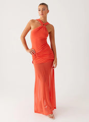 Kavala Maxi Dress - Coral