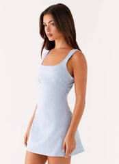 Caia Mini Dress - Blue