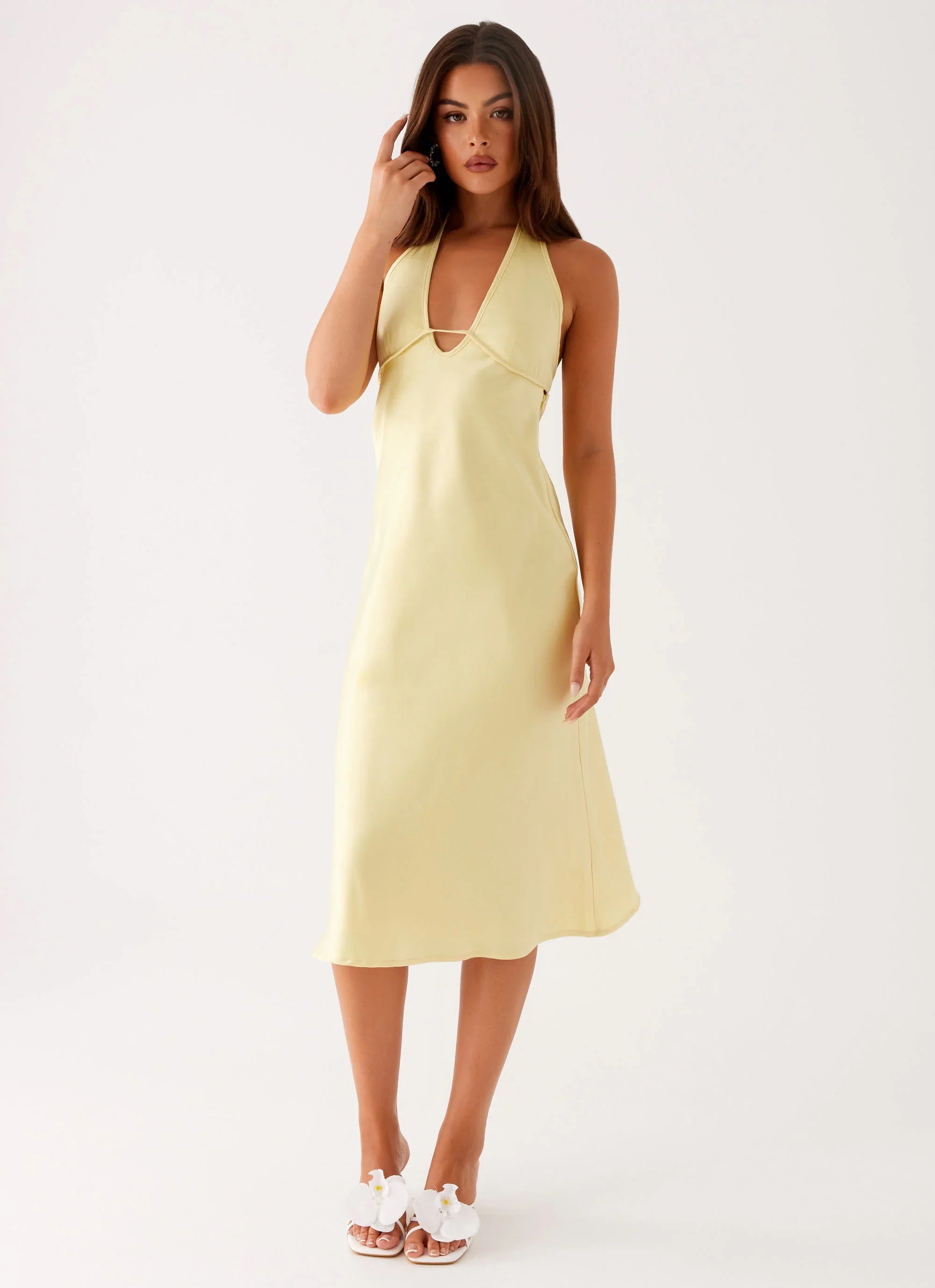 Davies Midi Dress - Yellow