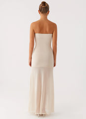 Lovie Maxi Dress - Beige