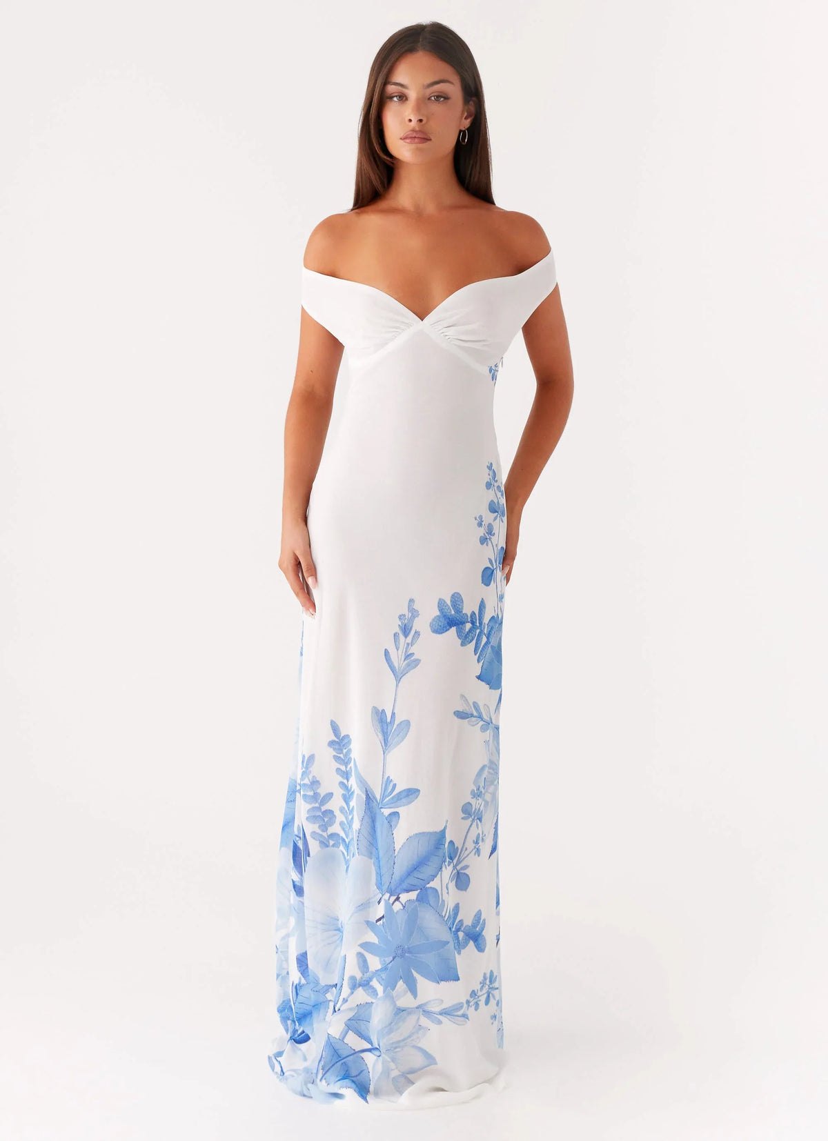Krissa Maxi Dress - Blue Floral