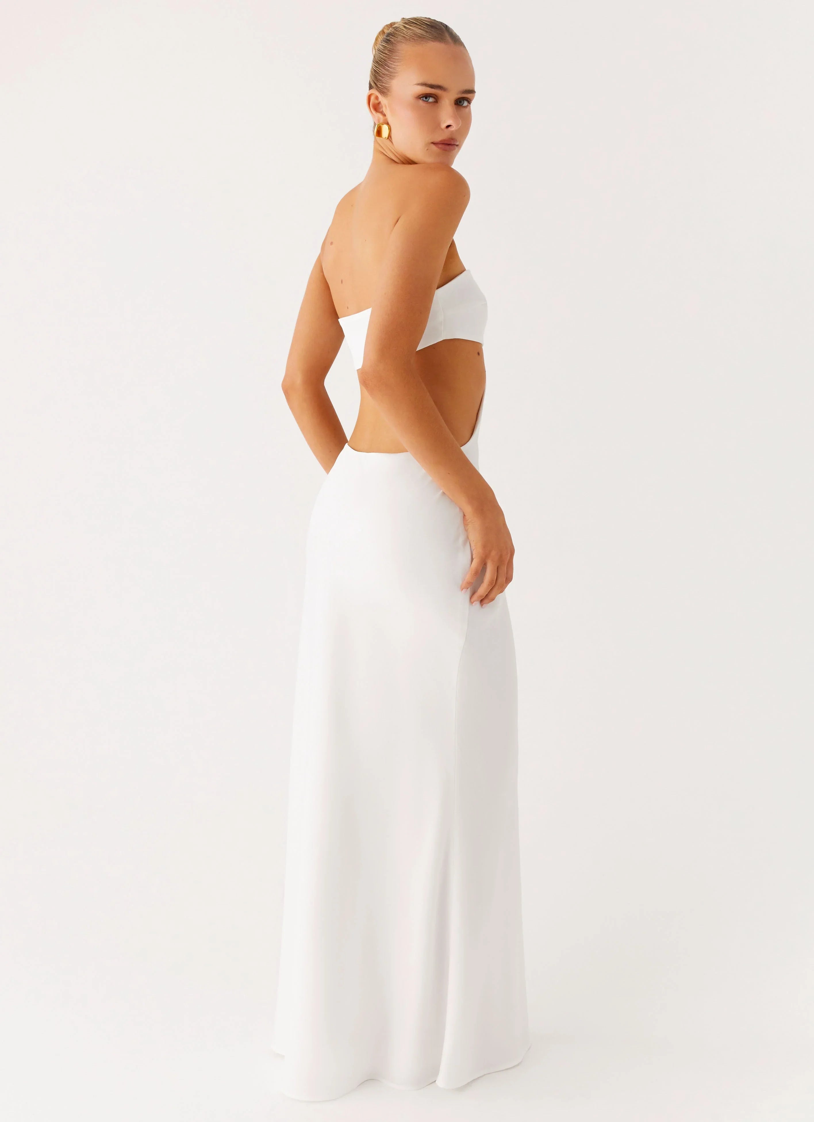 Kiss Me Cut Out Maxi - Ivory