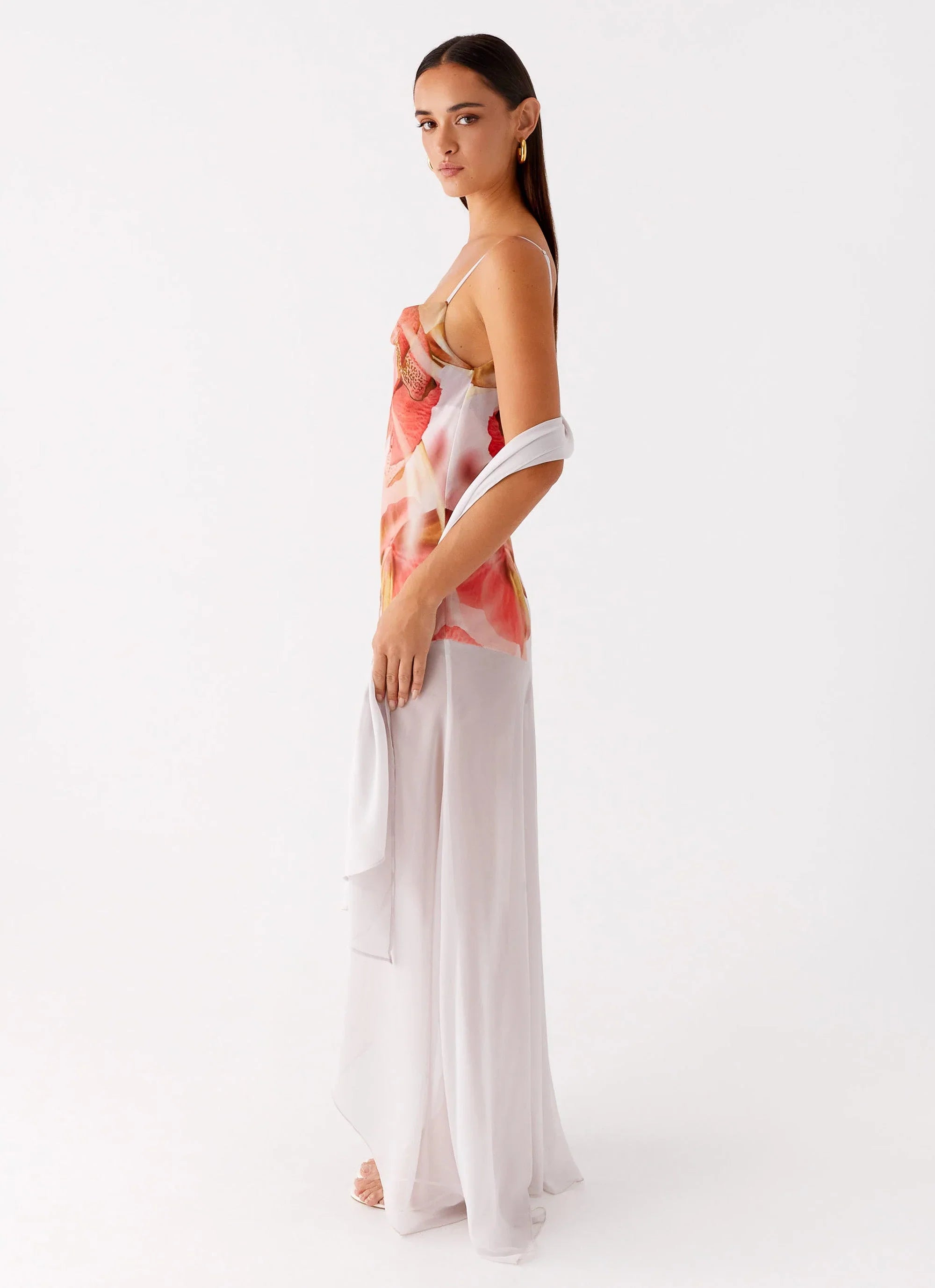 Loire Maxi Dress - Peach Rose