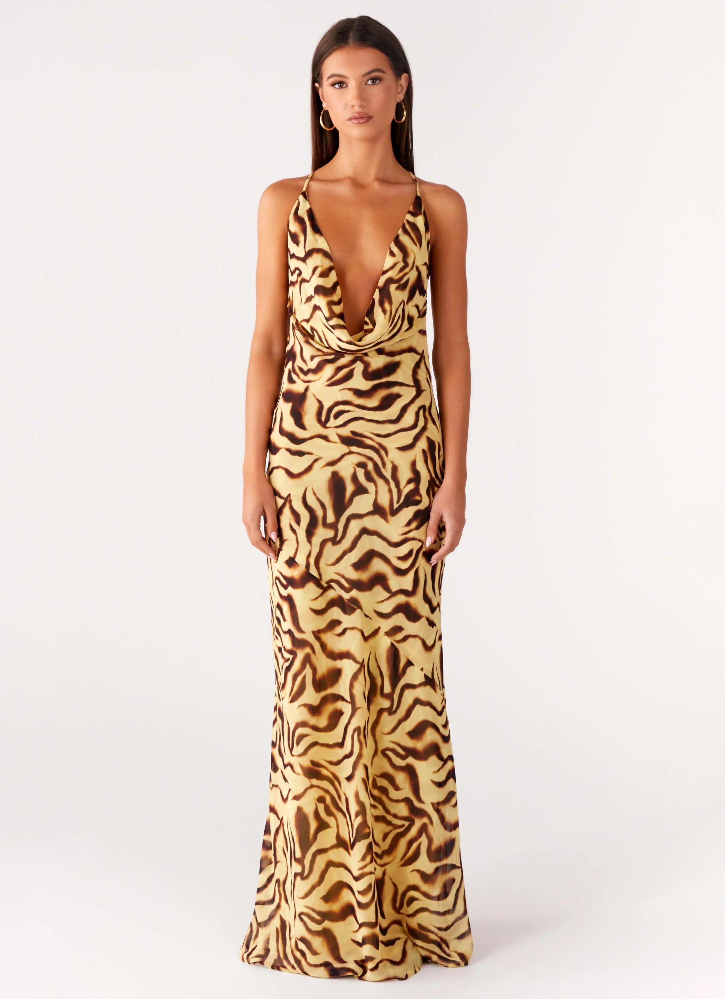 Viva Lune Maxi Dress - Laguna Print