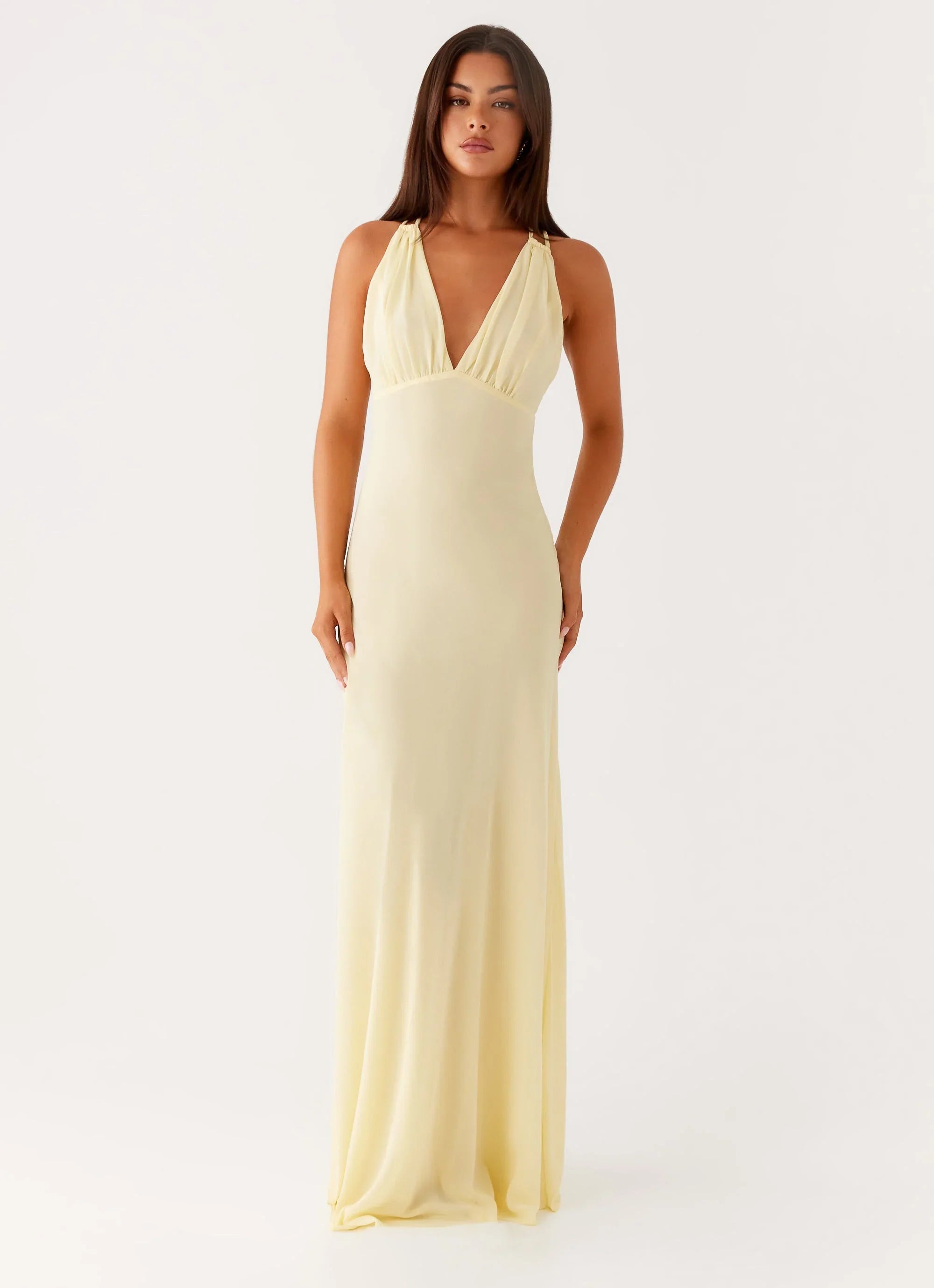 Kacia Maxi Dress - Lemon