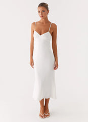 Bentley Midi Dress - White