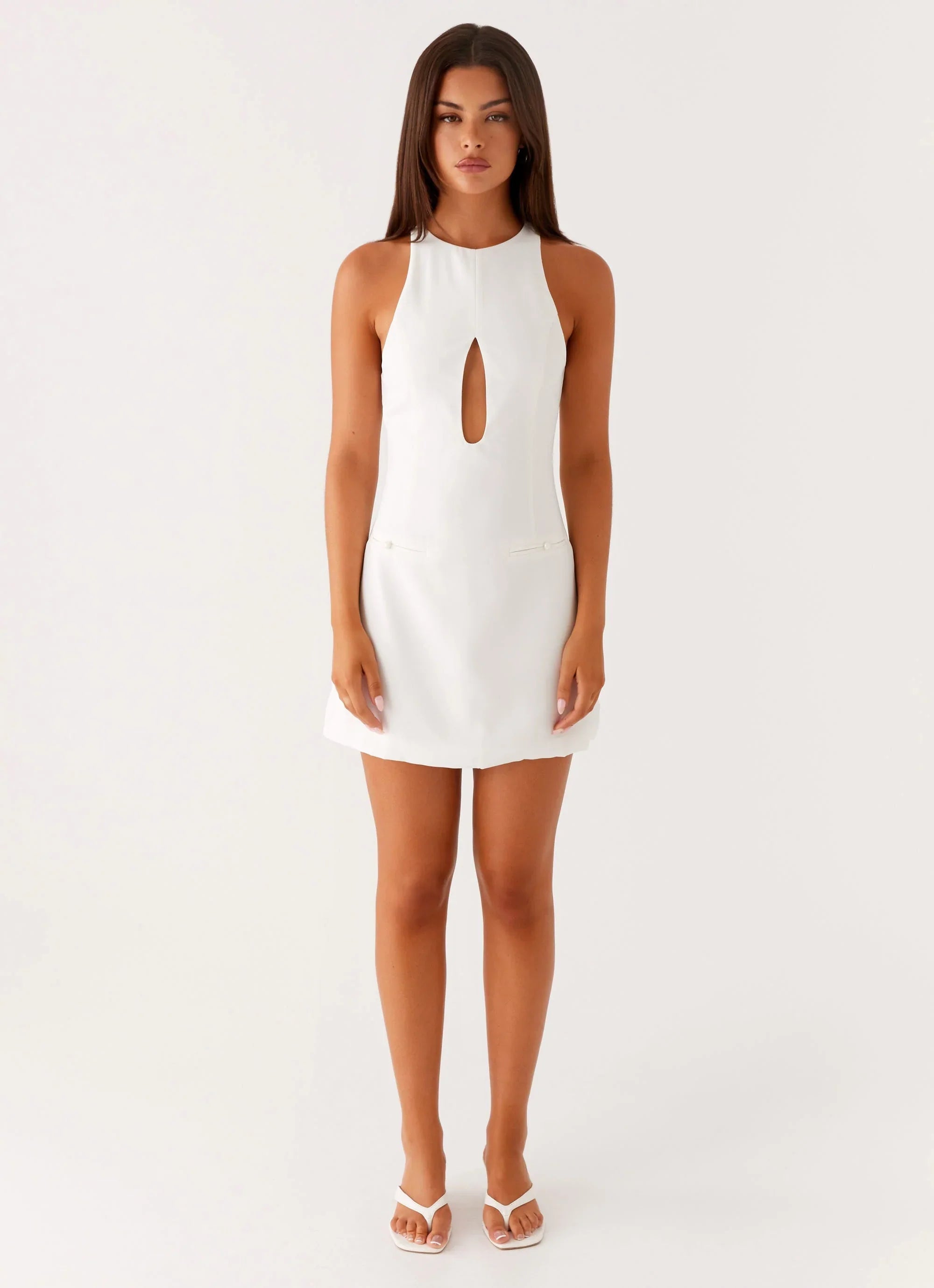 Stacy Mini Dress - White