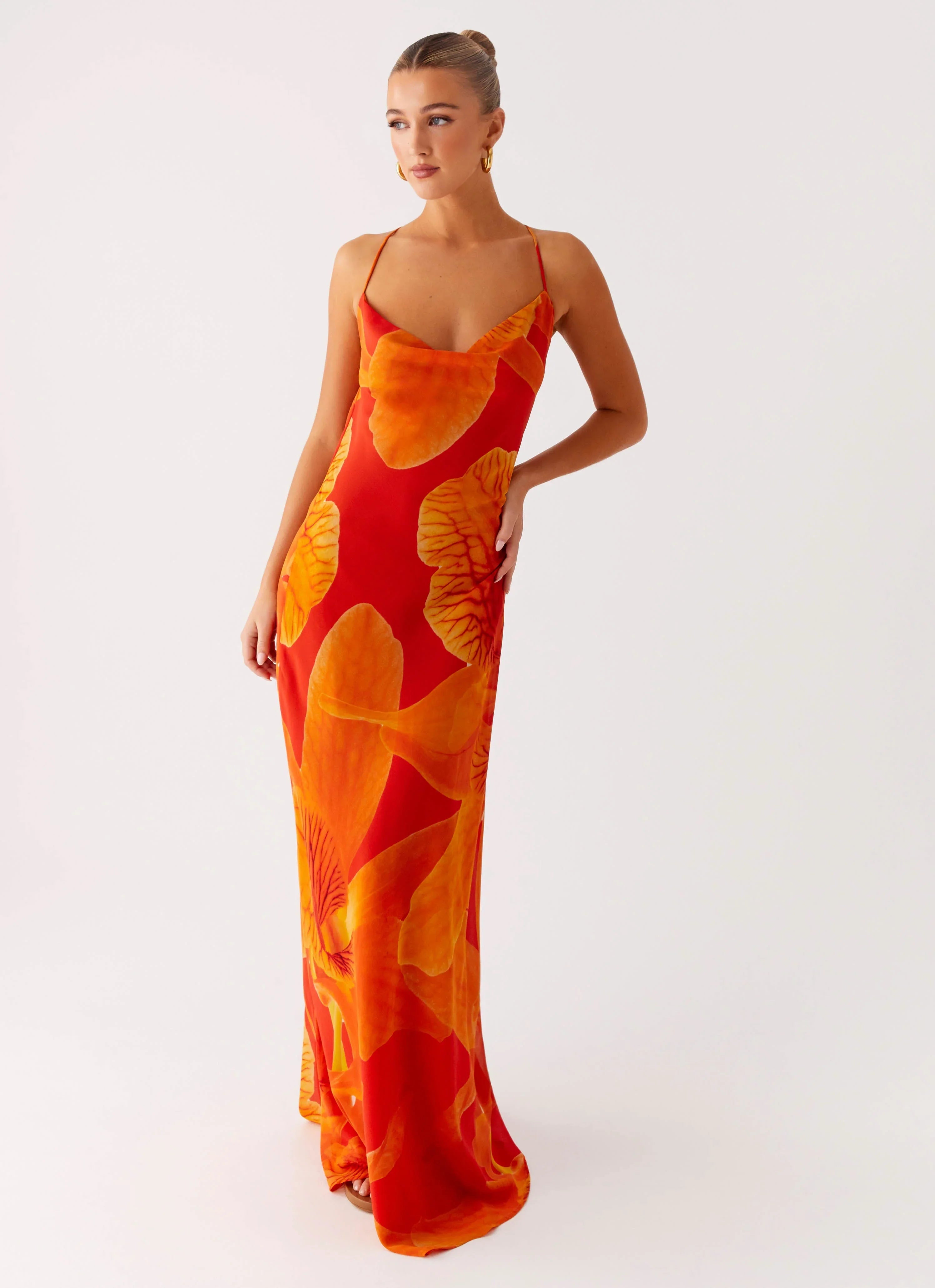 Midafternoon Maxi Dress - Serene Orange